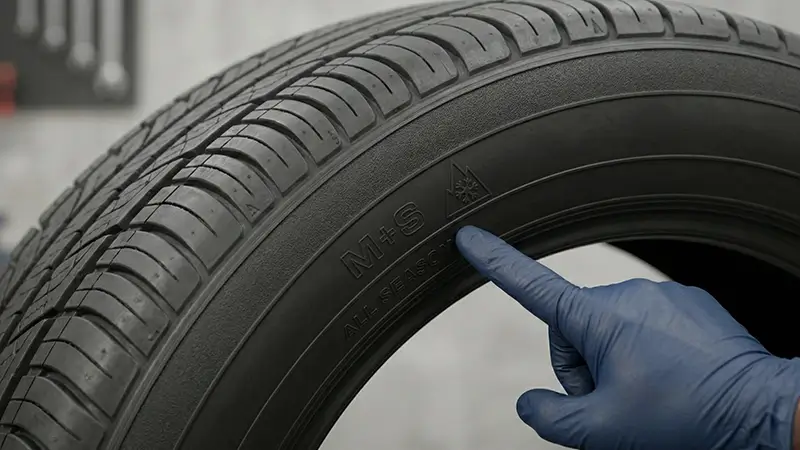 Dört (4) Mevsim Lastik Nedir? Lastiğin Üzerinde Hangi İşaret Bulunur? M+S ve 3PMSF (Üç Tepeli Dağ Ortasında Kar) sembolleri