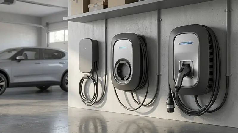 7,4 kW 11 kW ve 22 kW wallbox seçenekleri