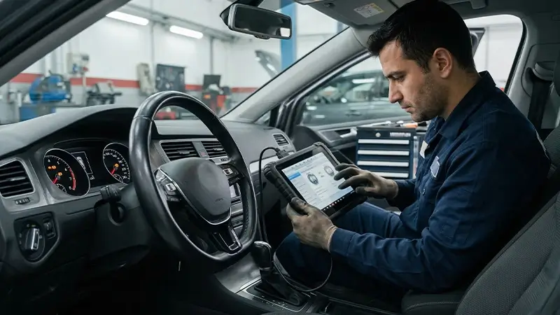 OBD cihazı ile ABS modülü ve sensör arıza tespiti