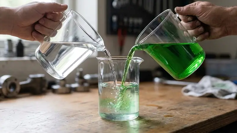 Antifriz–saf su karışım oranı tablosu ve motor suyu ekleme