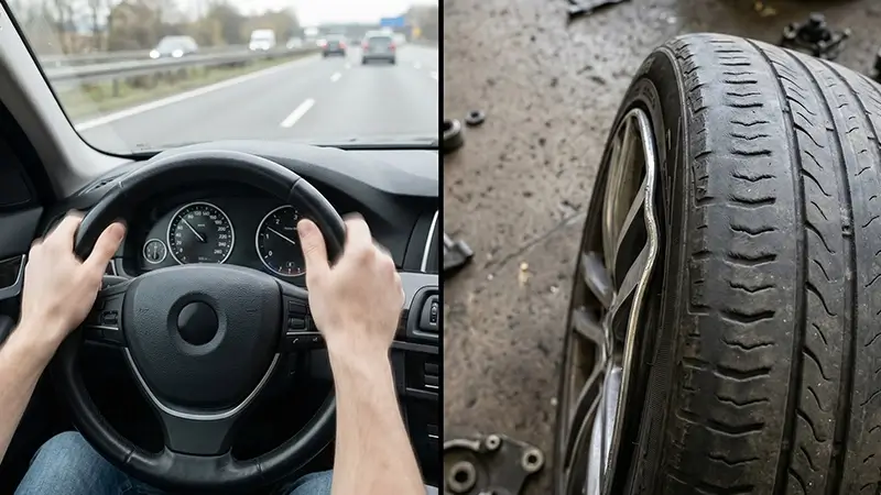 Balans ayarı bozuk olduğunda hissedilen direksiyon titremesi ve jant/lastikte görülen bozulmalar