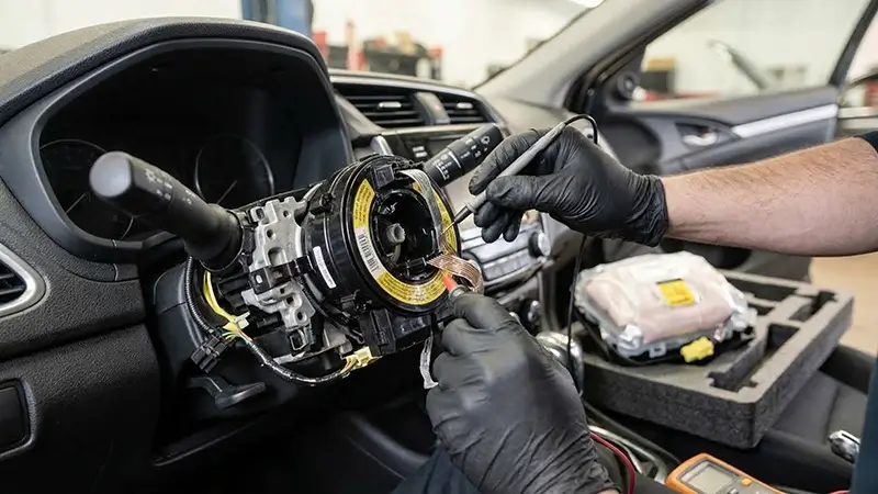 Direksiyon sargısı spiral kablo arızası ve airbag lambası ilişkisi