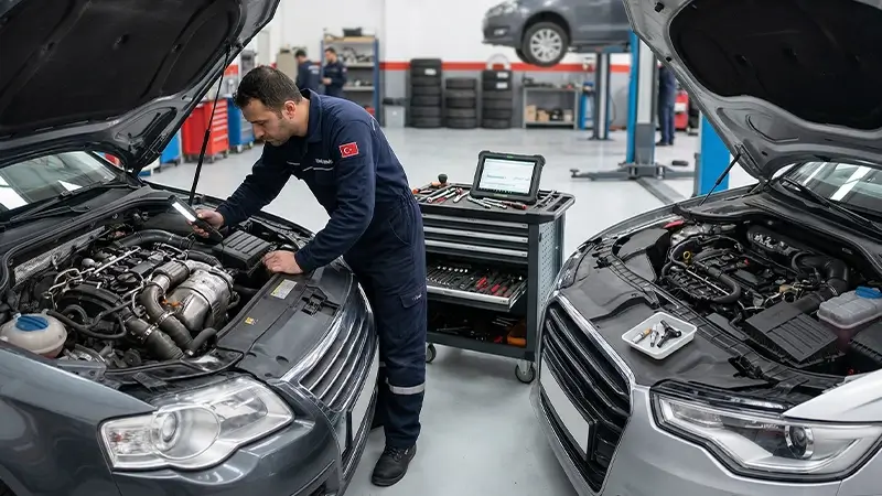 Dizel ve benzinli araçlarda bakım ve kontrol süreçleri