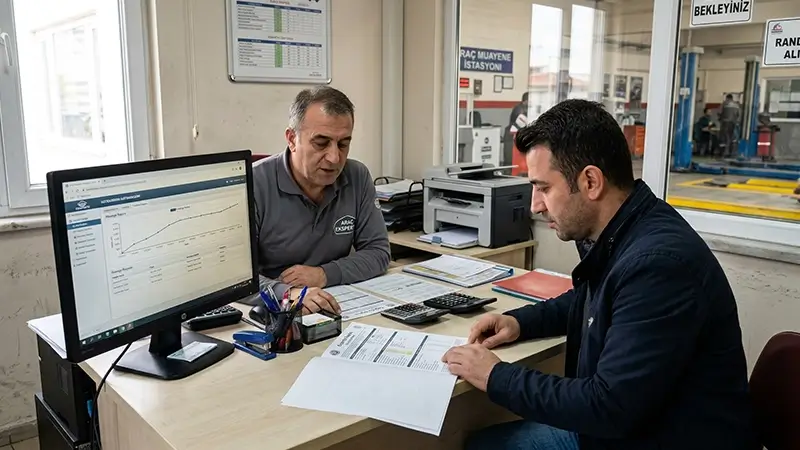 Ekspertiz raporu ile tramer ve kilometre kayıtlarının karşılaştırması