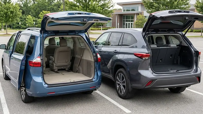 MPV ve SUV araçlarda iç hacim ile koltuk düzeni farkı