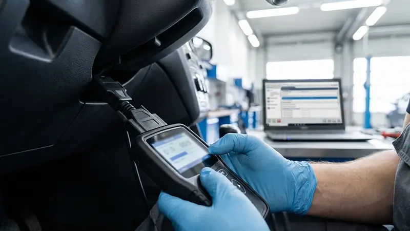 OBD cihazı ile bilgisayarlı arıza tespit ve marş basmama teşhisi