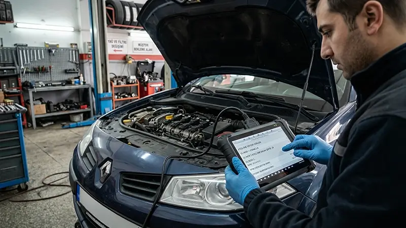 OBD cihazıyla silindir bazlı misfire ve ateşleme bobini arıza teşhisi
