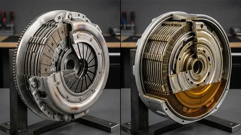 Kuru ve ıslak kavramalı Powershift şanzıman tipleri