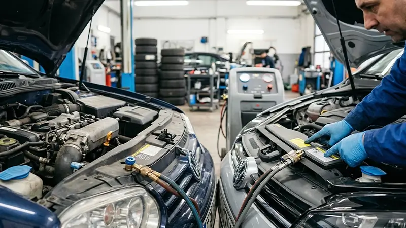 R134a ve R1234yf araç klima gazı etiket farkı