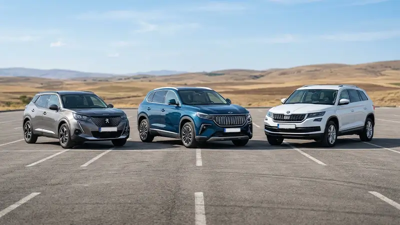 B-SUV C-SUV ve D-SUV araçların boyut karşılaştırması ve şehir içi arazi kullanım farkları