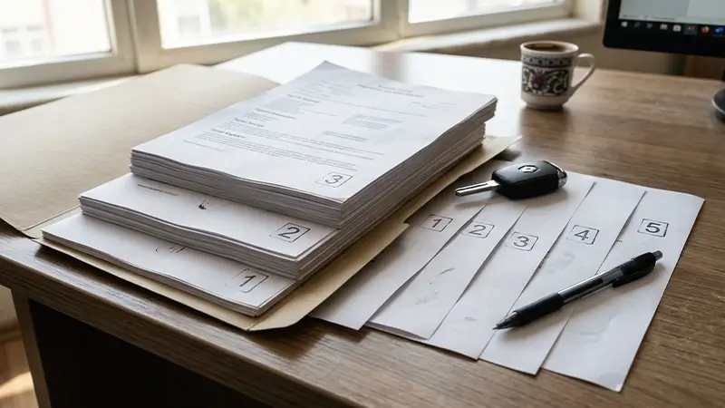 Trafik sigortasında 0 ile 8 arasındaki hasarsızlık basamaklarının tablo halinde gösterimi