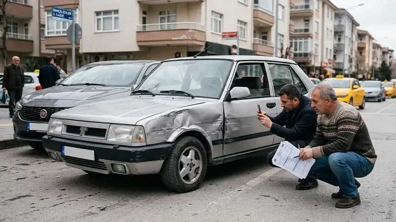 Kaza sonrası karşı taraf hasarı ve trafik sigortası teminat mantığı
