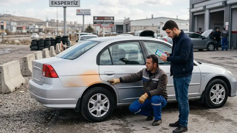 TRAMER SBM sorgusu ve ekspertiz raporuyla ağır hasar geçmişi kontrolü